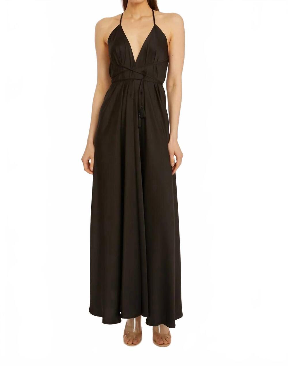 NEW WRAP UP BY VP infinity dress in black